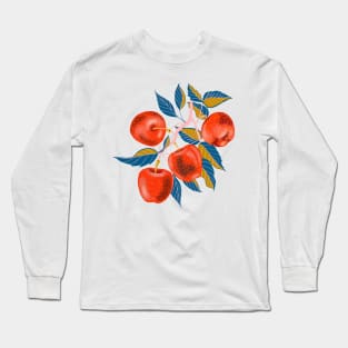 Apples illustration Long Sleeve T-Shirt